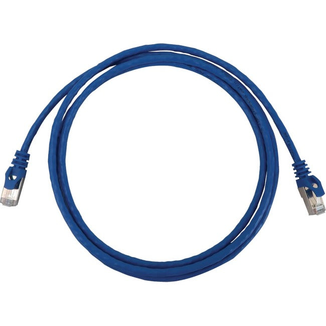 Cat6 Cable Shielded Slim M/M Blue 7Ft