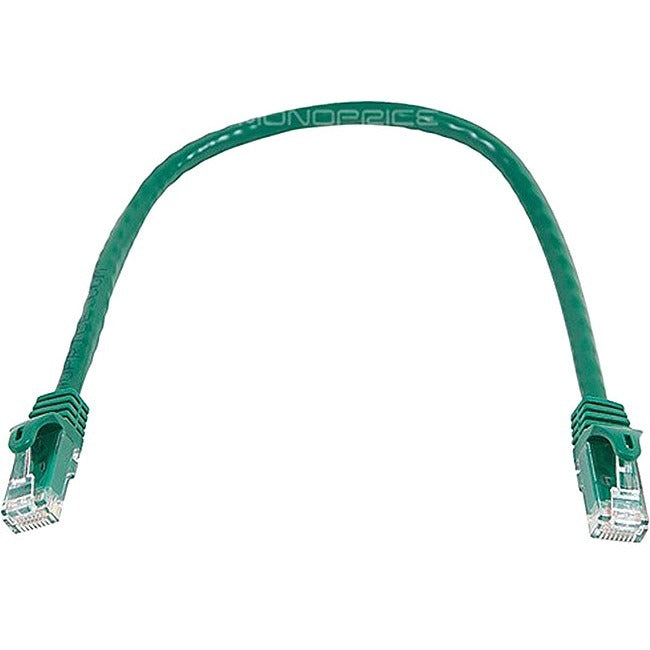 Cat6 Ethernet Patch Cable, 1Ft Green