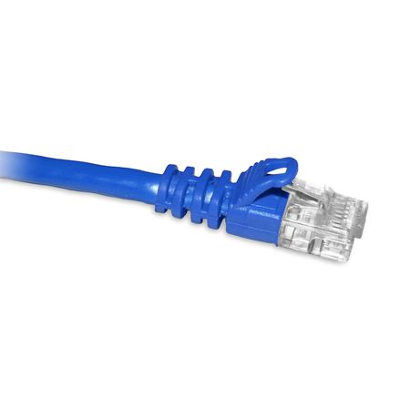 Cat6A Blue 20Ft Molded Boot Patch Cable
