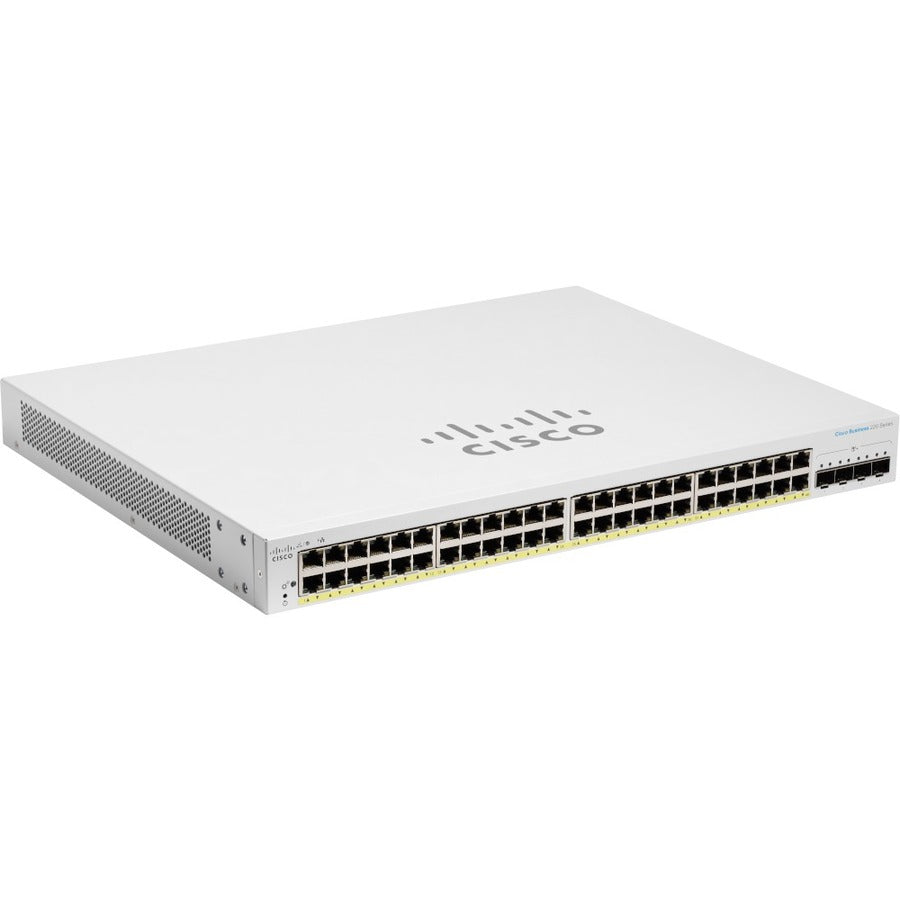 Cbs220 Smart 48Port Ge Full Poe,4X10G Sfp+