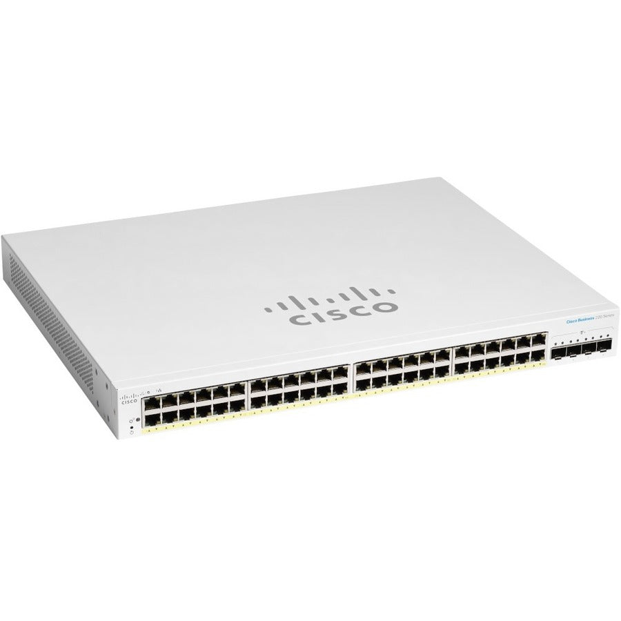 Cbs220 Smart 48Port Ge Full Poe,4X10G Sfp+