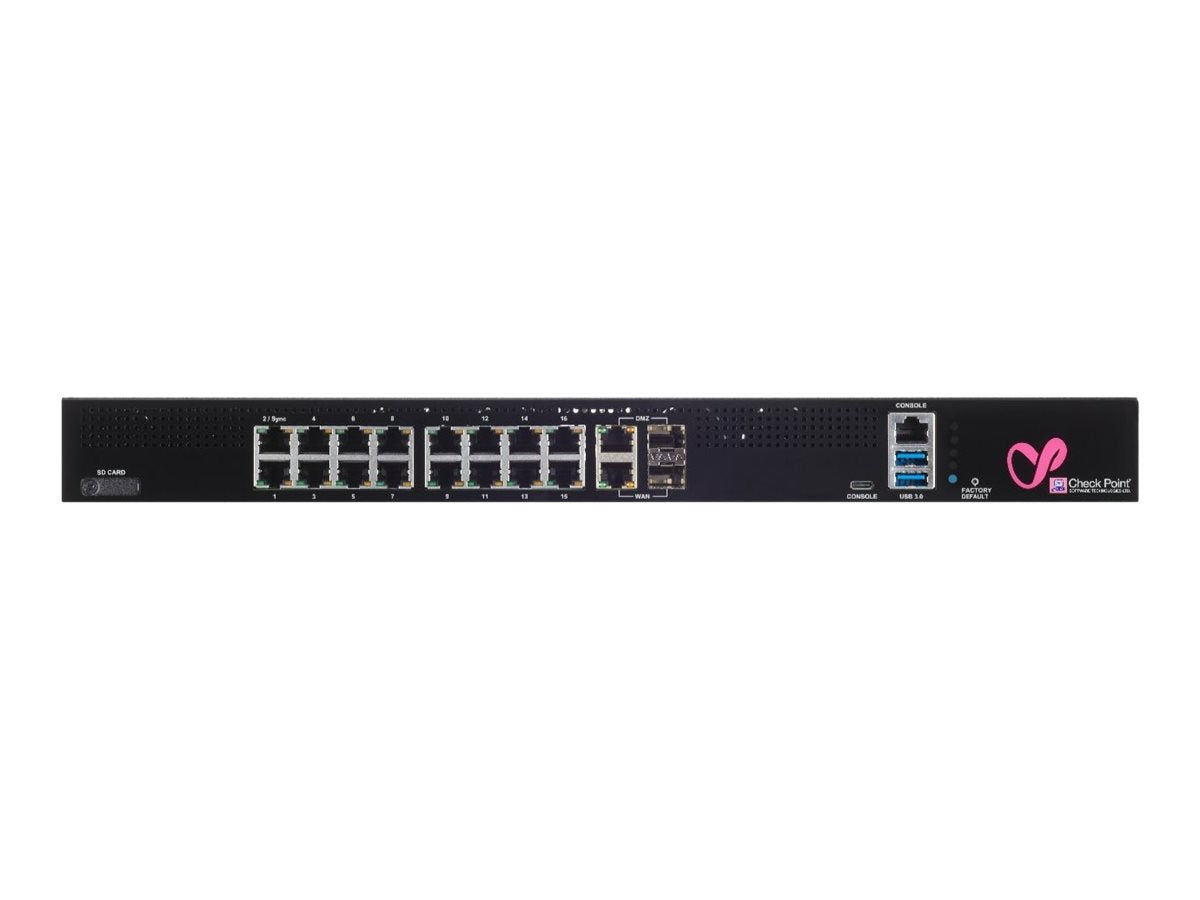 Check Point Quantum Spark 1600 - Security appliance - with 3 years San