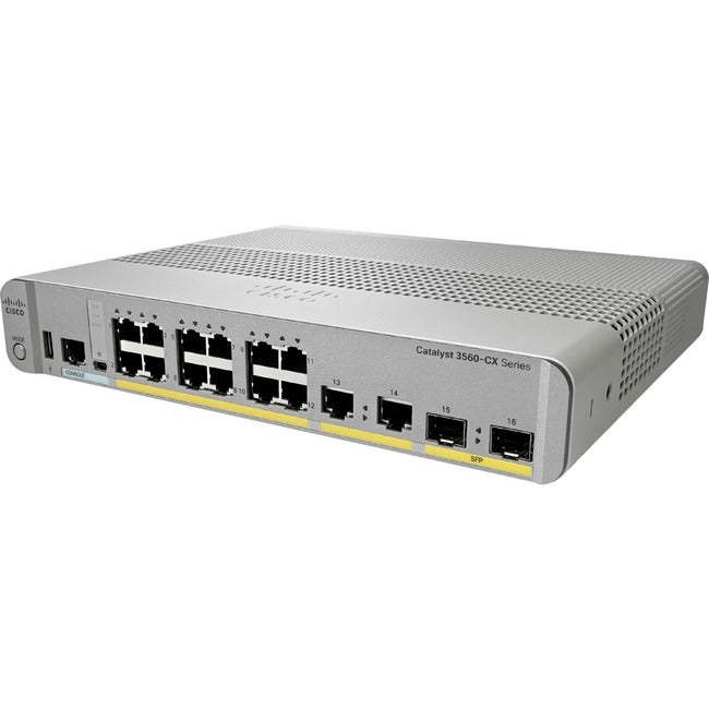 Cisco 3560Cx-12Pd-S Layer 3 Switch Ws-C3560Cx-12Pd-S