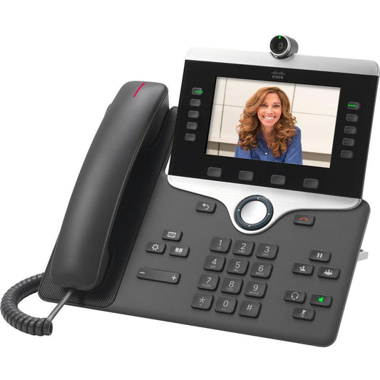 Cisco 8845 IP Phone - Corded/Cordless - Corded - Bluetooth - Wall Mountable - Charcoal CP-8845-3PCC-K9=