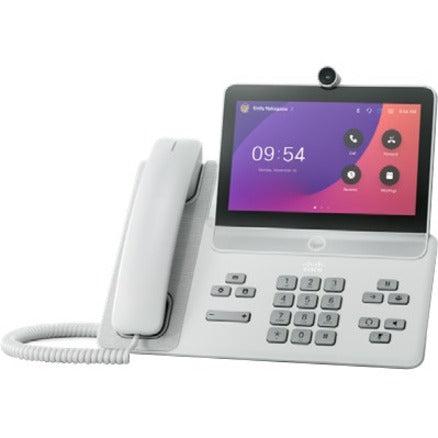 Cisco 8875 IP Phone - Corded - Corded - Wi-Fi, Bluetooth - Desktop - White