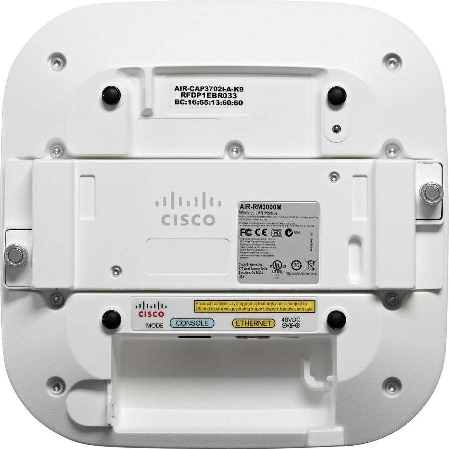 Cisco Aironet 3702I Ieee 802.11Ac 1.27 Gbit/S Wireless Access Point Air-Ap3702I-Uxk9