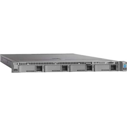 Cisco C220 M4 1U Rack Server - 1 X Intel Xeon E5-2609 V3 1.90 Ghz - 8 Gb Ram - 12Gb/S Sas, Serial Ata Controller