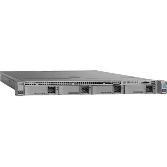 Cisco C220 M4 1U Rack Server - 1 X Intel Xeon E5-2620 V3 2.40 Ghz - 8 Gb Ram - 12Gb/S Sas, Serial Ata Controller