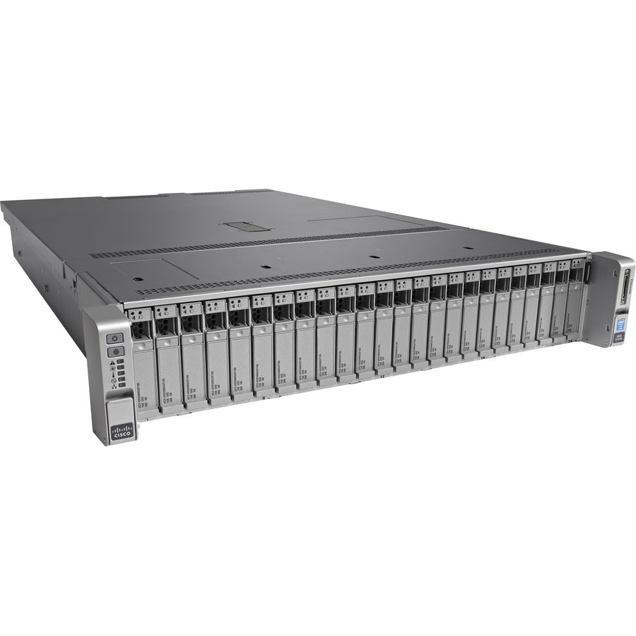 Cisco C240 M4 2U Rack Server - 2 x Intel Xeon E5-2637 v3 3.50 GHz - 256 GB RAM - 12Gb/s SAS, Serial ATA Controller