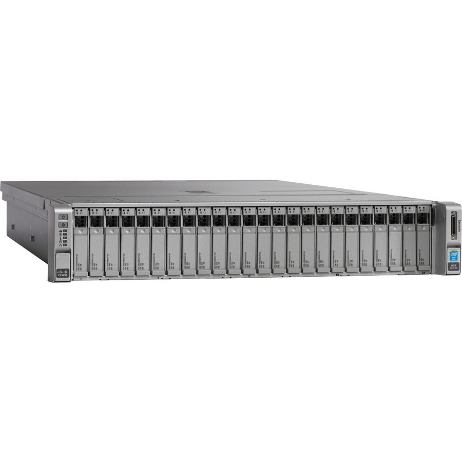 Cisco C240 M4 2U Rack Server - 2 x Intel Xeon E5-2650 v3 2.30 GHz - 128 GB RAM - 12Gb/s SAS, Serial ATA Controller