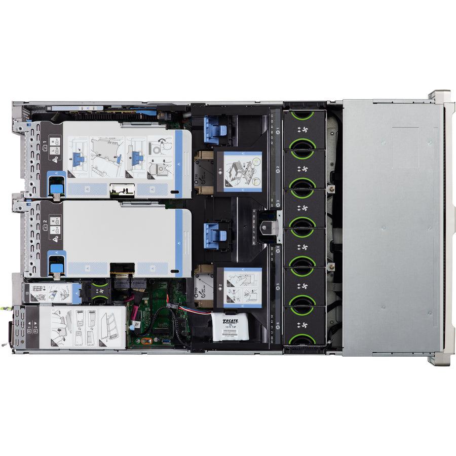 Cisco C240 M5 2U Rack-Mountable Server - 1 X Intel Xeon Silver 4110 2.10 Ghz - 16 Gb Ram - 12Gb/S Sas Controller