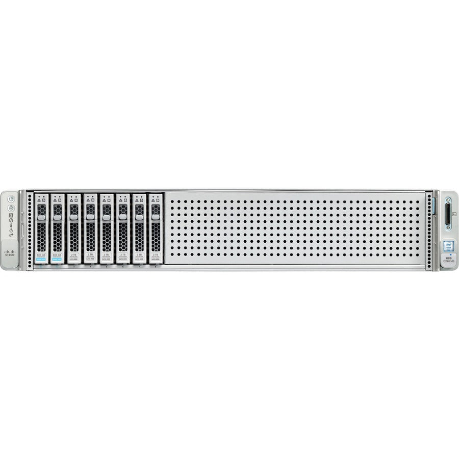 Cisco C240 M5 2U Rack-Mountable Server - 2 X Intel Xeon Gold 6130 2.10 Ghz - 64 Gb Ram - 12Gb/S Sas Controller