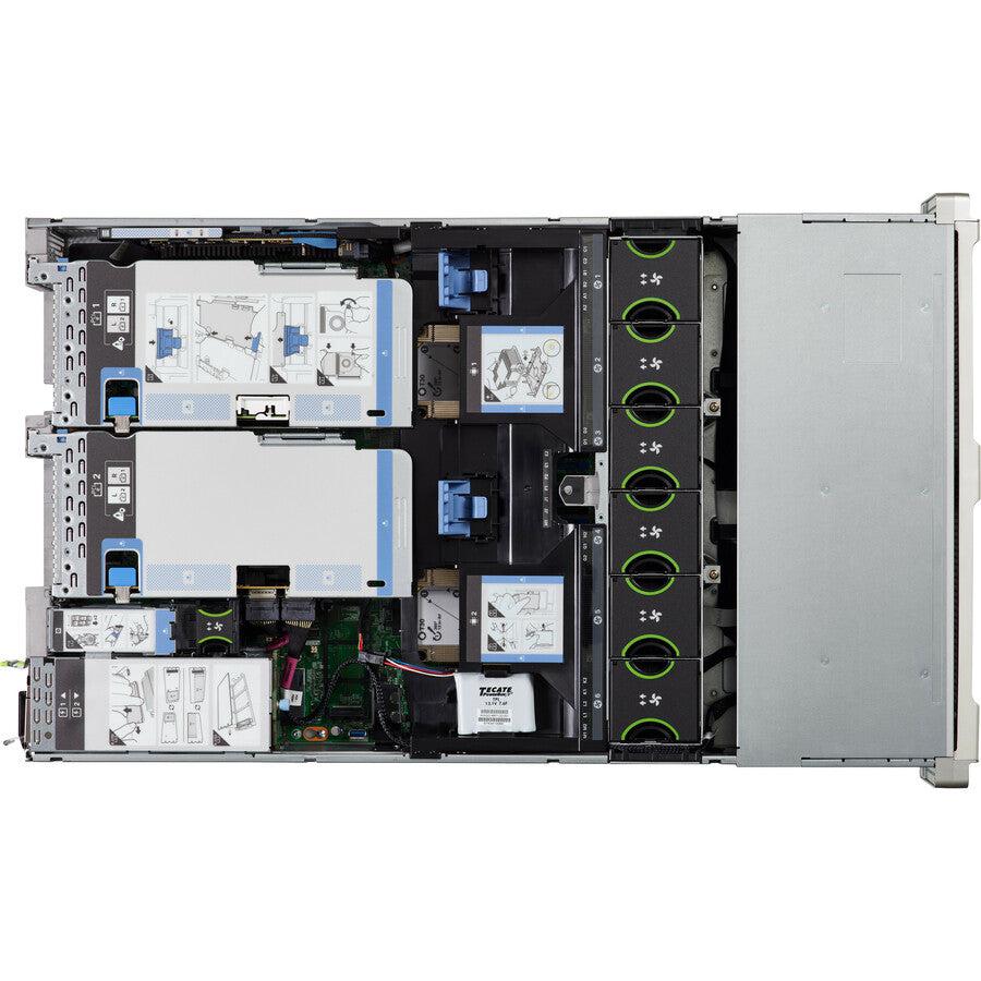 Cisco C240 M5 2U Rack Server - 2 X Intel Xeon Silver 4114 2.20 Ghz - 96 Gb Ram - 12Gb/S Sas Controller