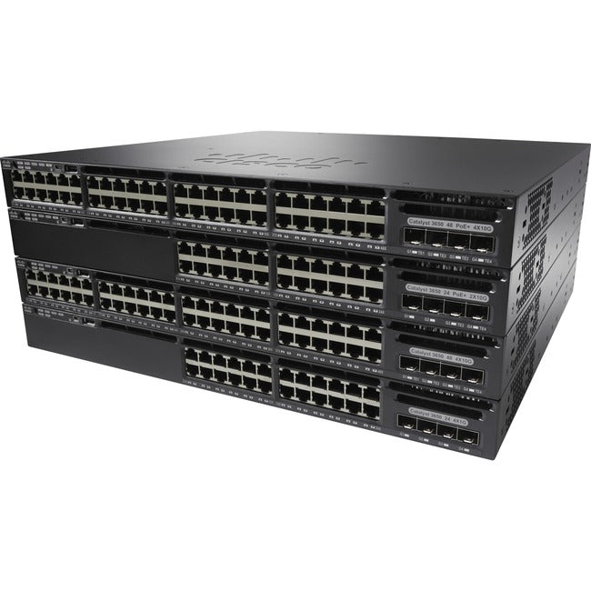 Cisco Catalyst 3650-48P Layer 3 Switch Ws-C3650-48Pd-S-Rf