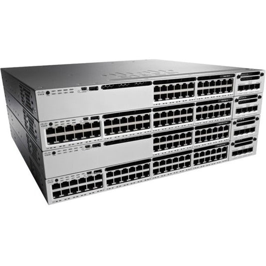 Cisco Catalyst 3850-12S-S - Switch - L3 - Managed - 12 X Gigabit Sfp - Desktop, Rack-Mountable