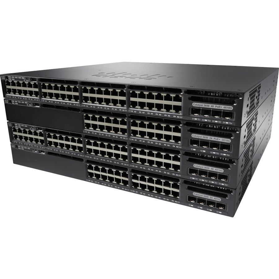 Cisco Catalyst WS-C3650-24PD Layer 3 Switch EDU-C3650-24PD-S