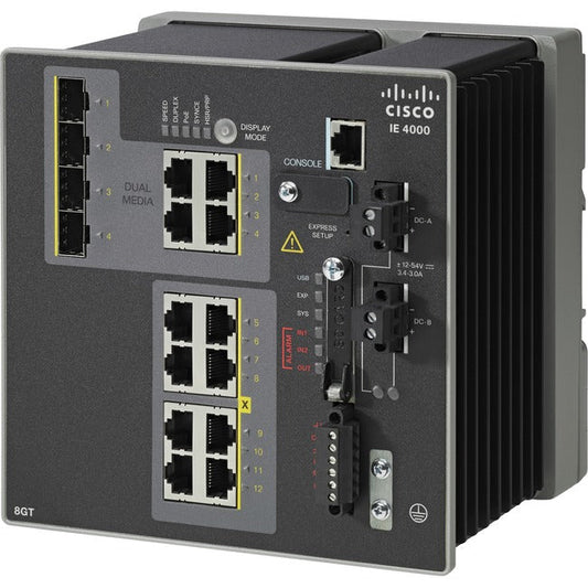 Cisco Ie-4000-8Gt4G-E Layer 3 Switch Ie-4000-8Gt4G-E-Rf