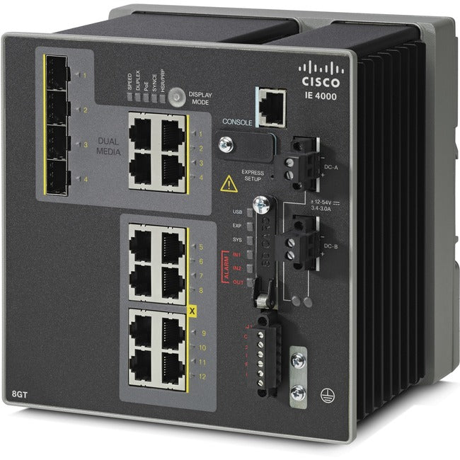 Cisco Ie-4000-8Gt4G-E Layer 3 Switch Ie-4000-8Gt4G-E