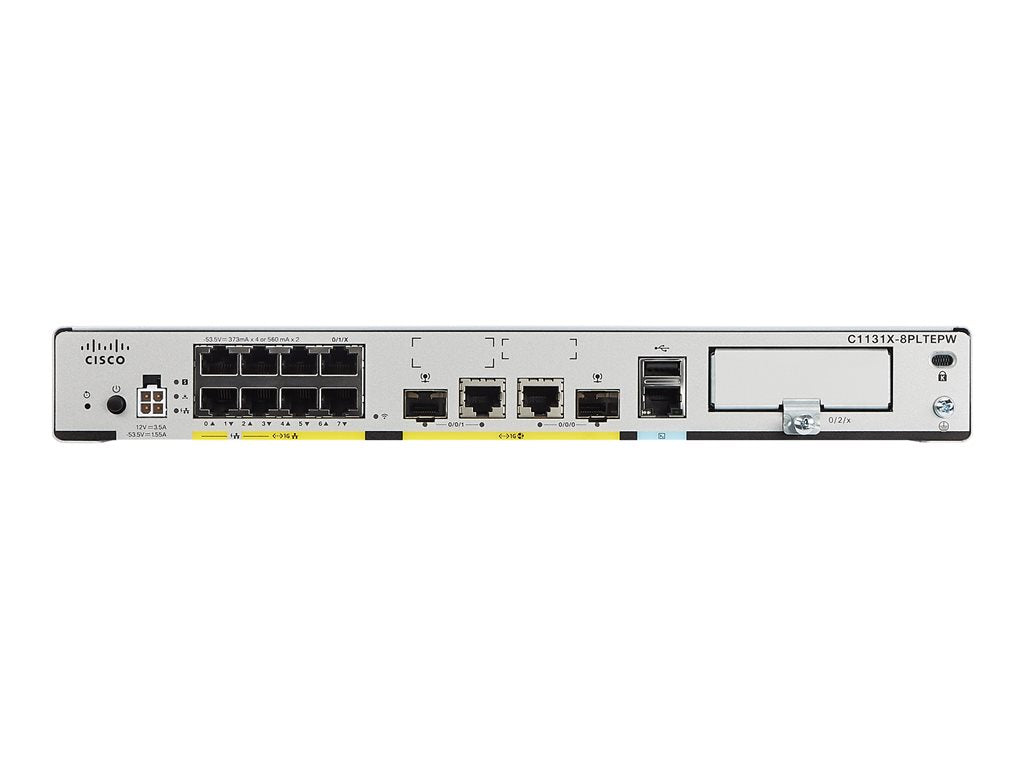 Cisco Integrated Services Router 1131X - Router 8-port switch - 1GbE