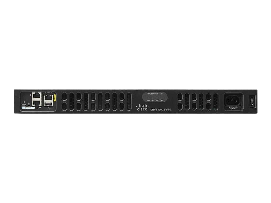 Cisco Integrated Services Router 4331 - - router - - 1GbE - WAN ports: