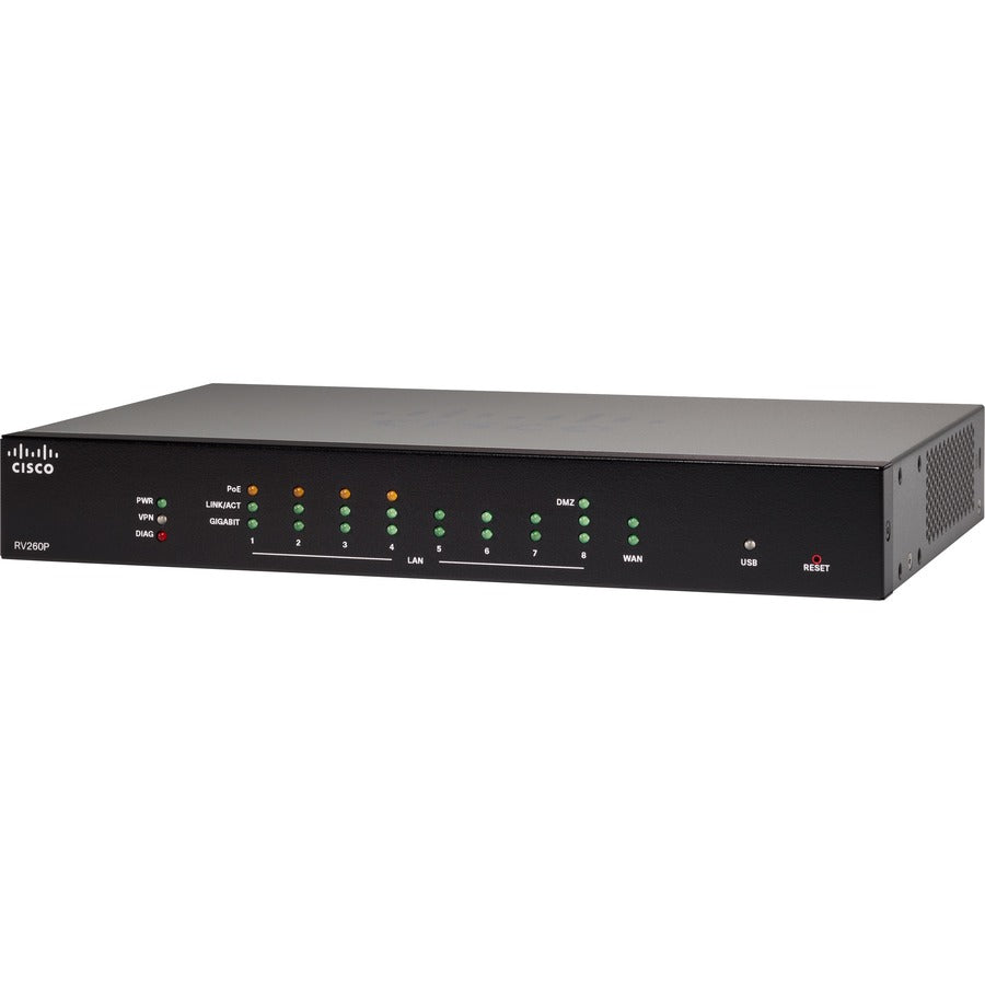 Cisco Rv260P Wired Router Gigabit Ethernet Black