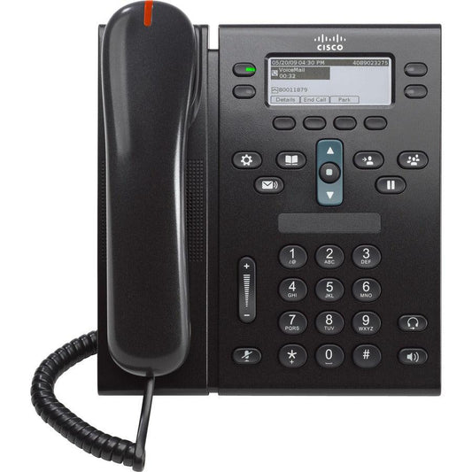 Cisco Unified 6941 IP Phone - Tabletop, Wall Mountable - Charcoal