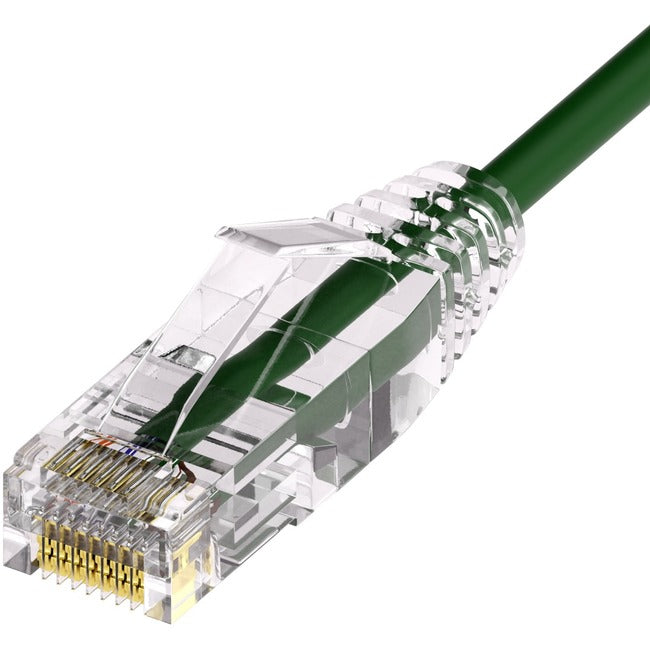 Clearfit Slim 28Awg Cat6A Green 10Ft