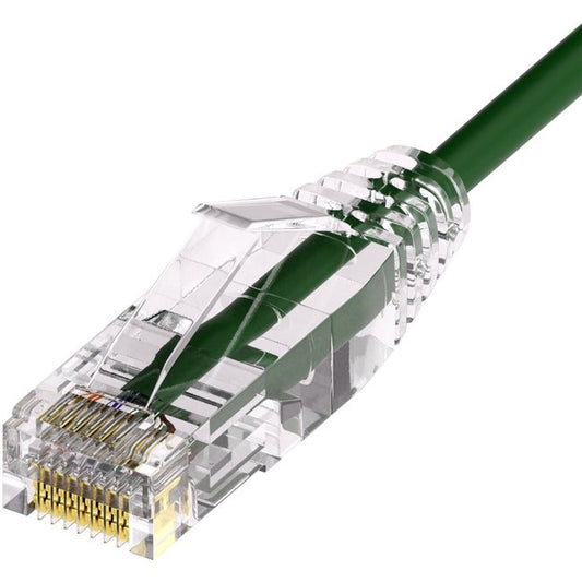 Clearfit Slim 28Awg Cat6A Green 2Ft