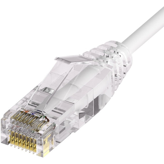 Clearfit Slim 28Awg Cat6A White 25Ft