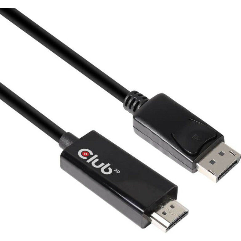 Club 3D Displayport 1.4 Cable To Hdmi 2.0B Active Adapter Male/Male 2M/6.56 Ft