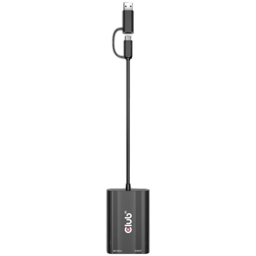 Club 3D Usb Gen1 Type-C/-A To Dual Hdmi (4K/30Hz) / Vga (1080/60Hz)