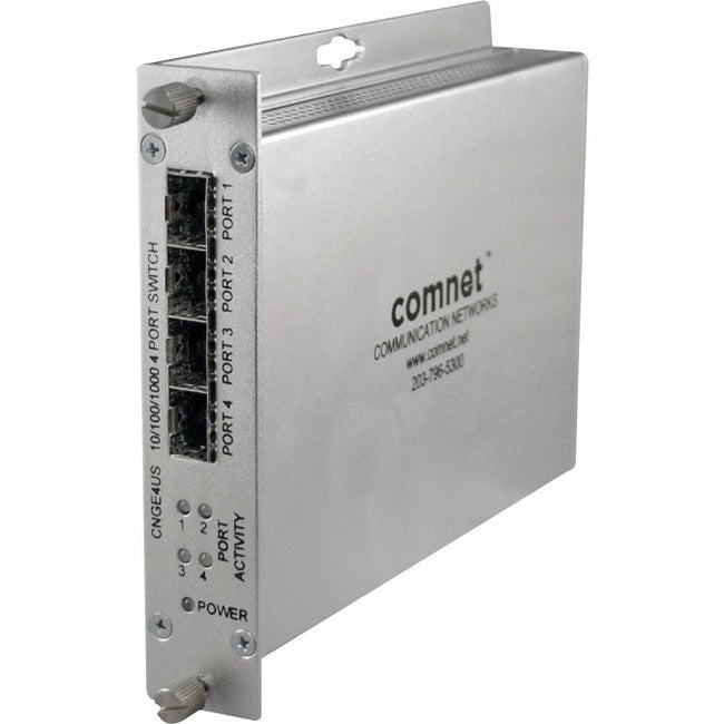 Comnet 10/100/1000 Mbps 4 Port Ethernet Unmanaged Switch CNGE4US