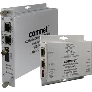 Comnet 2 Channel 10/100 Mbps Ethernet 1550/1310Nm Cnfe2002M1B/M