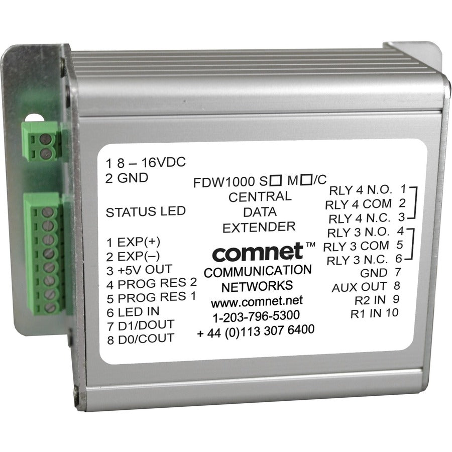 Comnet Optical Wiegand Extender, Central Unit Fdw1000M/C