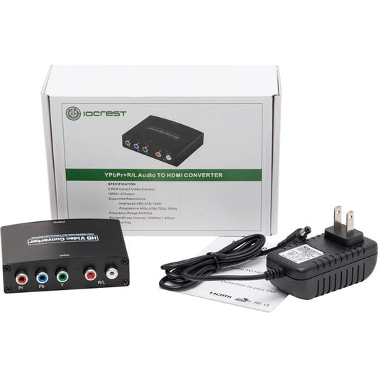Component Video (Ypbpr + R/L) To Hdmi Co