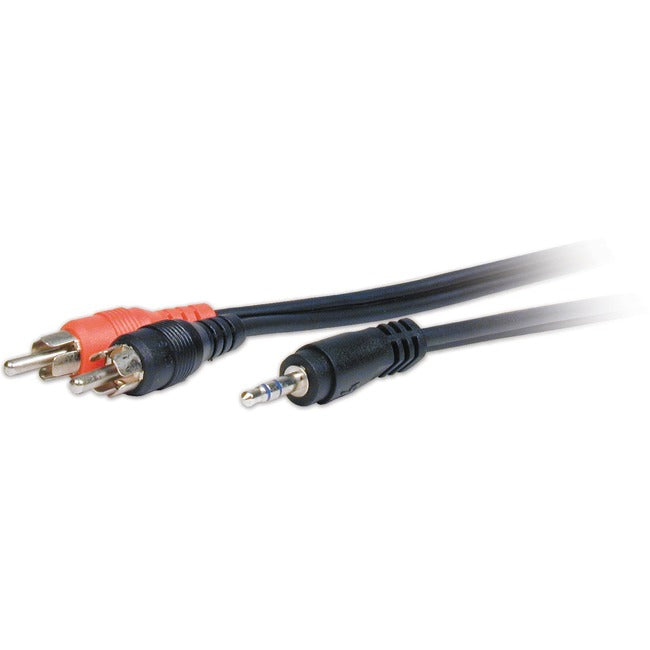 Comprehensive Standard Series 3.5Mm Stereo Mini Plug To 2 Rca Plugs Audio Cable 3Ft Mps2Pp3St