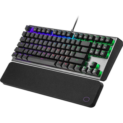 Cooler Master Ck-530-Gktm1-Us Usb Wired Gaming Keyboard W/ Brown Switch (Gunmetal Black)