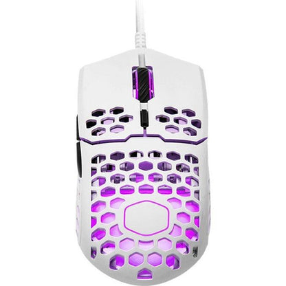 Cooler Master Mm-711-Wwol1 Mm711 Rgb-Led Lightweight 60G Wired Gaming Mouse - Matte White