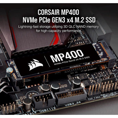 Corsair Mp400 M.2 2280 4Tb Pci-Express 3.0 X4, Nvme 1.3 3D Qlc Internal Solid State Drive (Ssd) Cssd-F4000Gbmp400