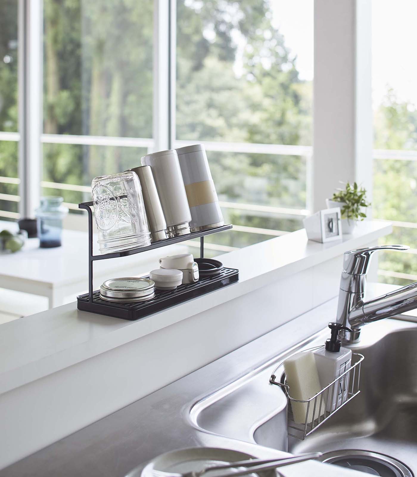 Countertop Bottle Drying Rack - Steel