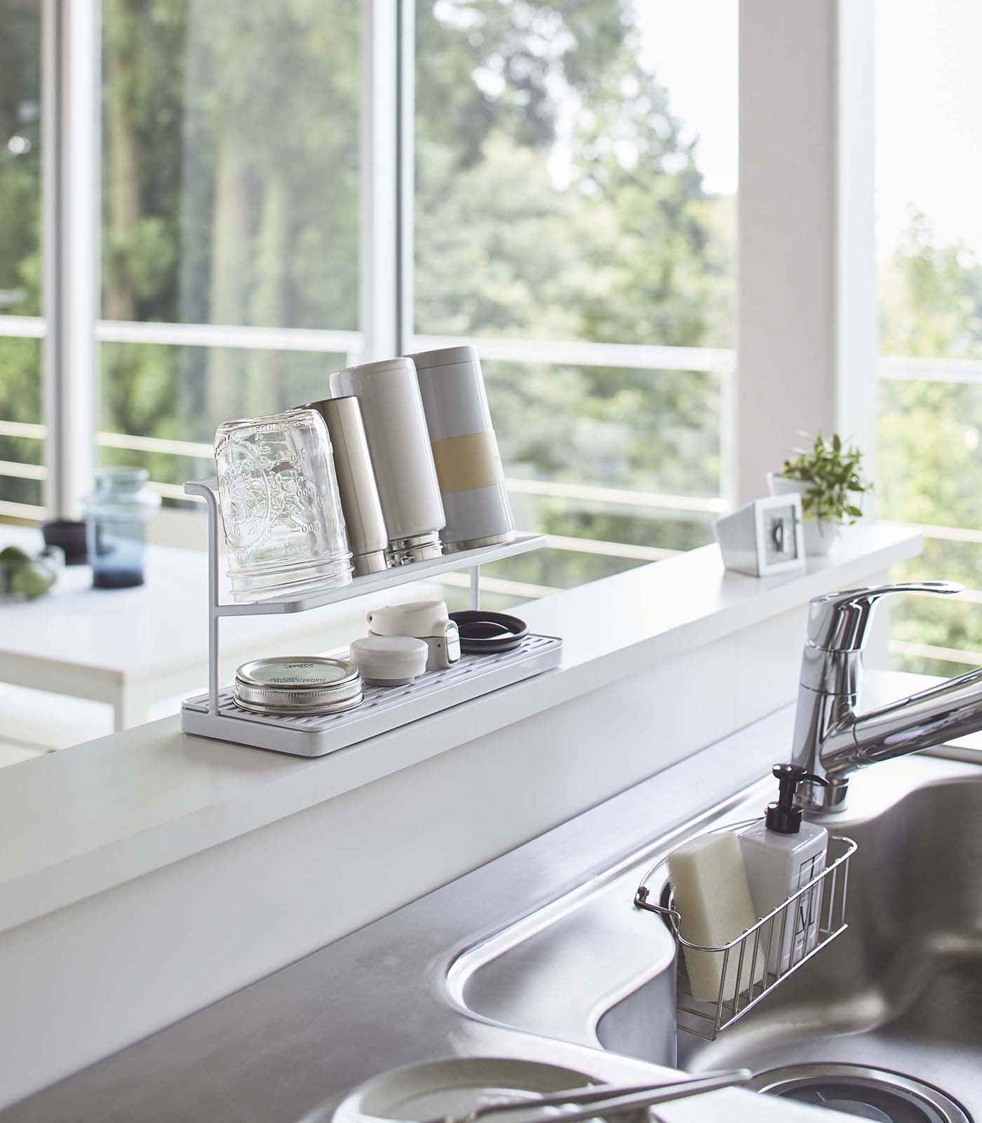 Countertop Bottle Drying Rack - Steel