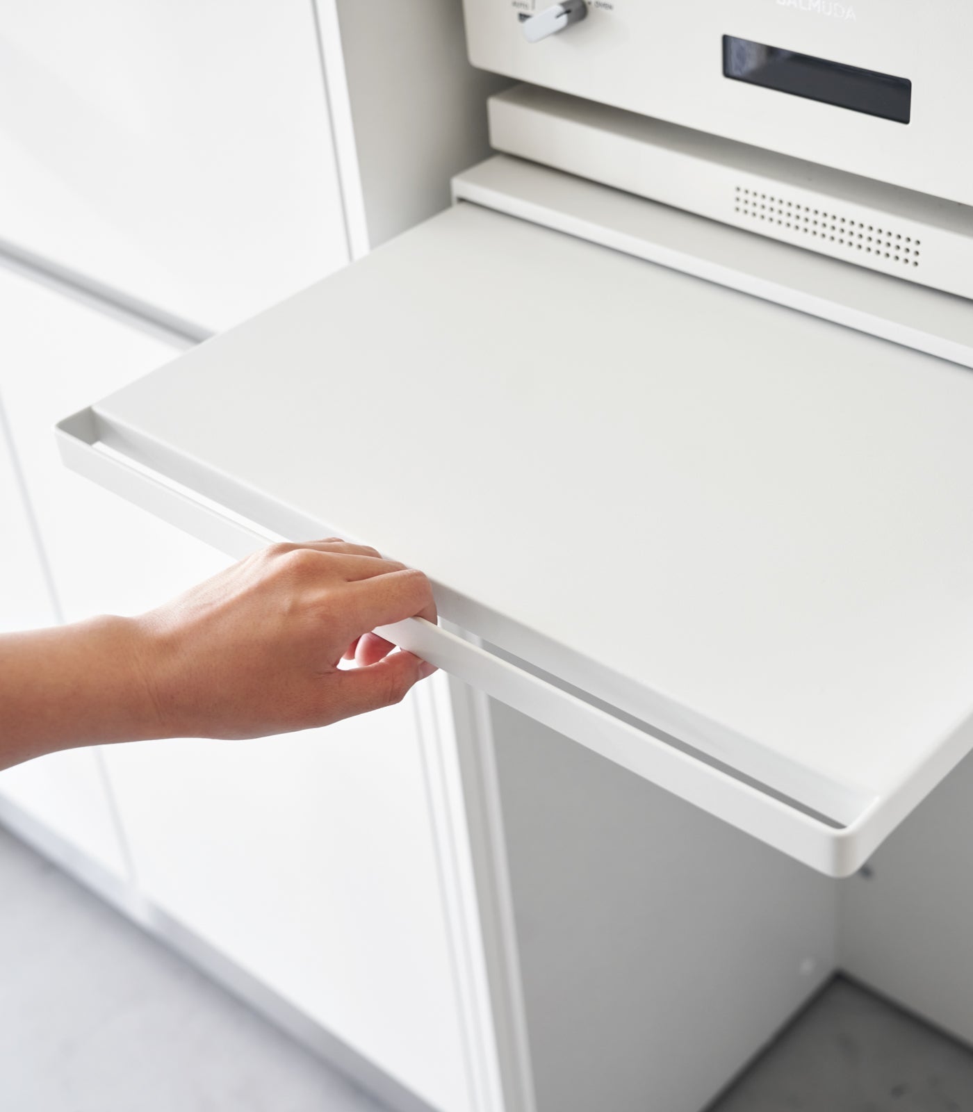 Countertop Drawer with Pull-Out Shelf - Steel