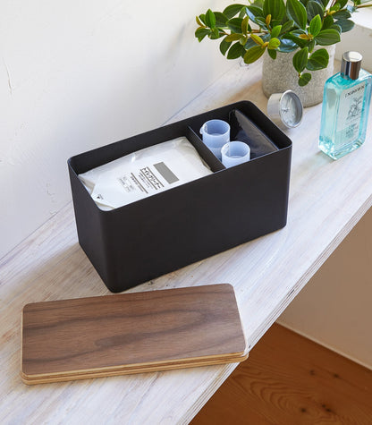 Countertop Organizer - Steel + Wood