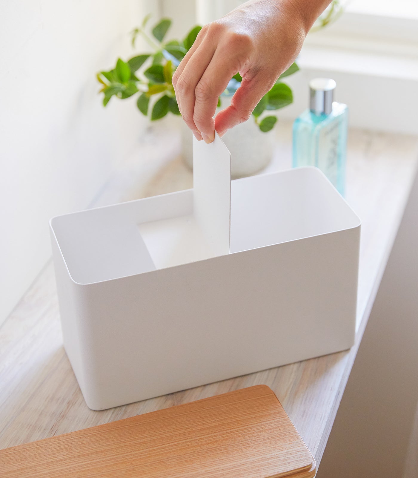 Countertop Organizer - Steel + Wood