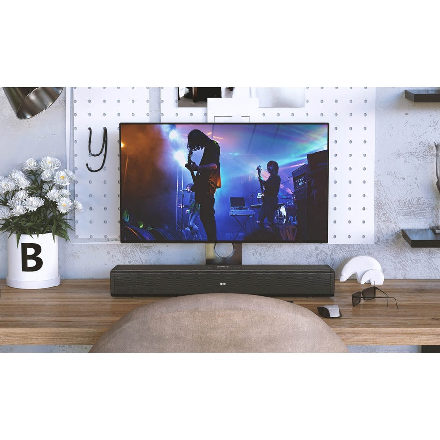 Creative Stage 360 2.1 Bluetooth Sound Bar Speaker - 120 W RMS - Black - Desktop, Floor