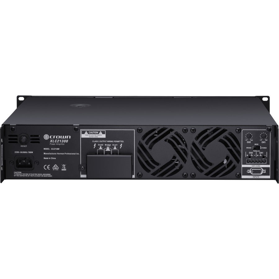 Crown XLC21300 Amplifier - 2600 W RMS - 2 Channel NXLC21300-0-US – TeciSoft
