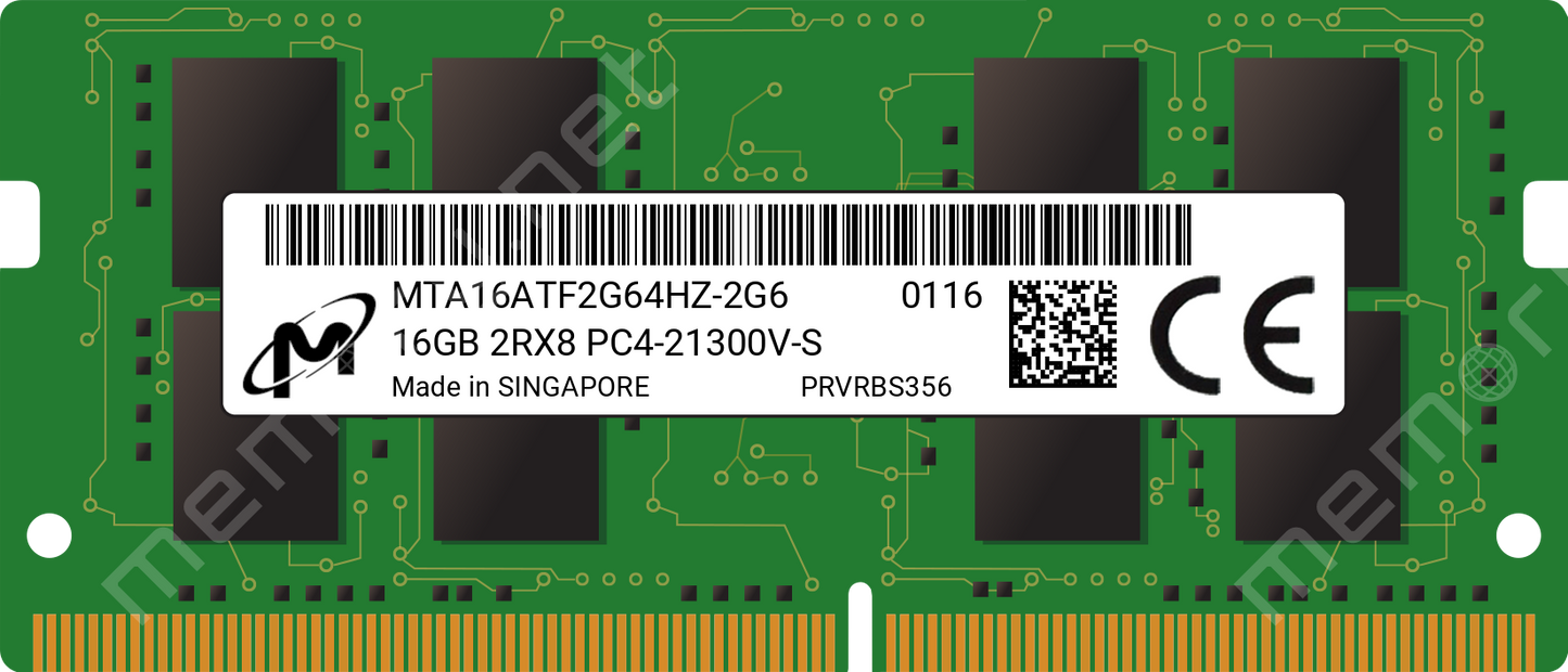 Crucial/Micron - Imsourcing 16Gb Ddr4 Sdram Memory Module Mta16Atf2G64Hz-2G6