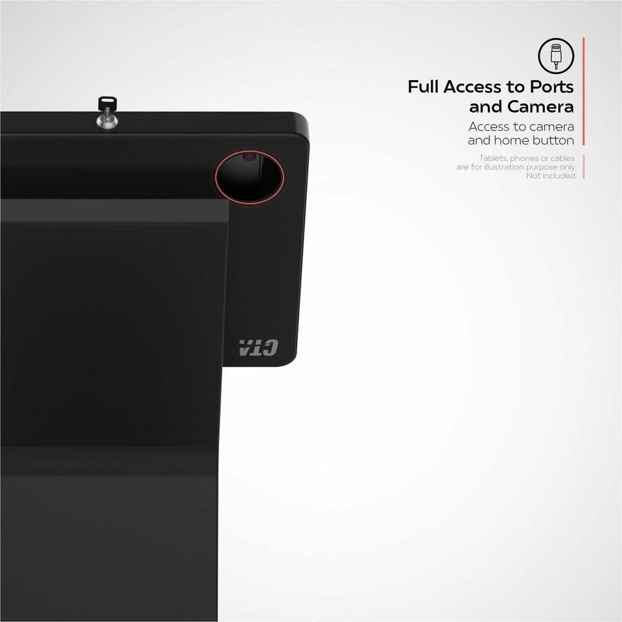 Cta Digital Pad-Paraf Tablet Security Enclosure 25.9 Cm (10.2") Black