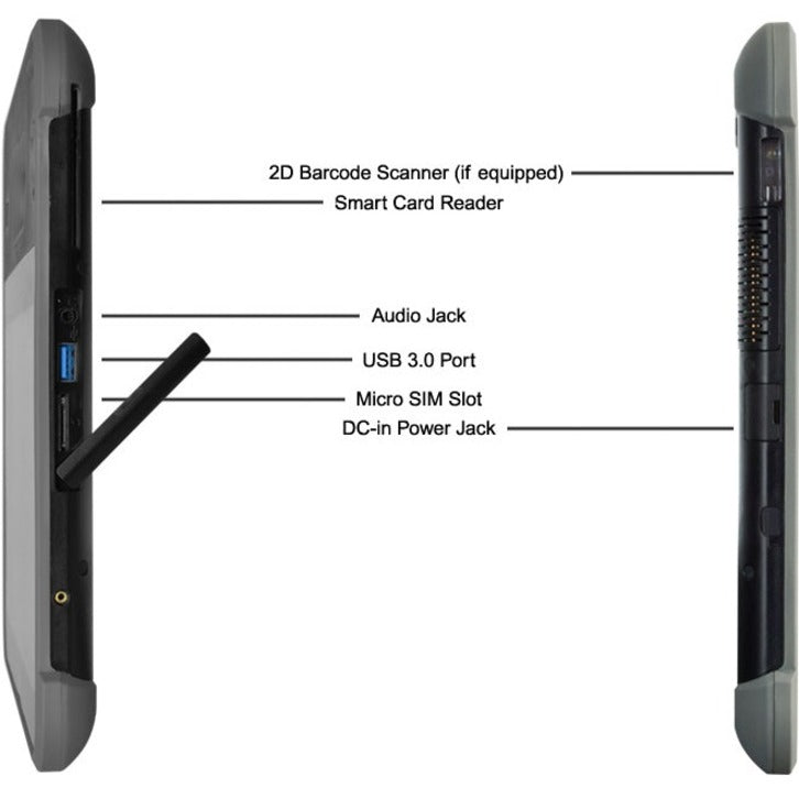 Cybernet The Rugged-X10 Is The Toughest Rugged Windows Tablet On The Market. The Rugged X10 Industrial Tablet Pc Meets Mil-Std-810G Drop Test Standards And Is Water And Dust Resistant.