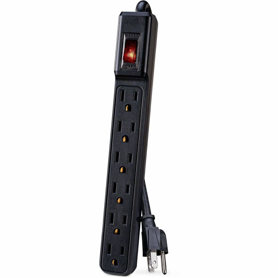 Cyberpower 8Ft Black 6 Outlet Power Strip Power Extension 2.4 M 6 Ac Outlet(S) Indoor